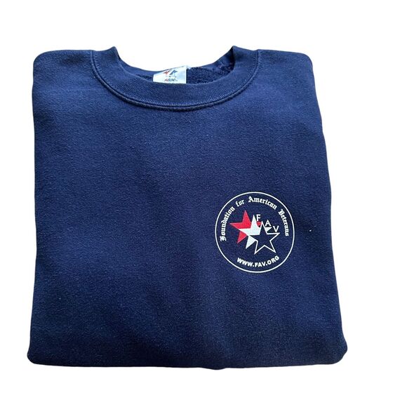 American Veterans Large Crewneck Sweatshirt (FAV) Foundation American Veterans - Picture 14 of 16